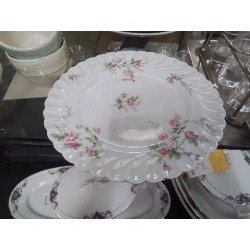 ASSIETTE FLEURIE HAVILAND 