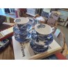 LOT 8 TASSES A CAFÉ ET SOUCOUPES ANGLAISES RIDGWAY
