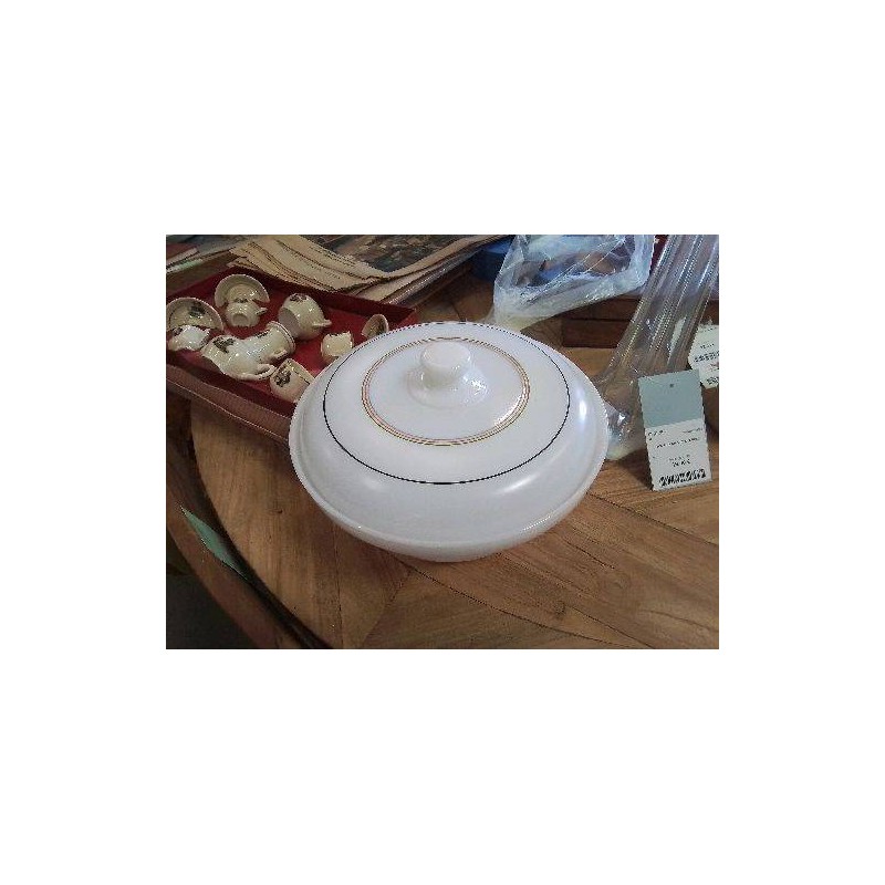 COCOTTE ARCOPAL VINTAGE LISERE TRICOLORE