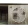 DN214-ENFILADE TECK ROTIN 2 PORTES 4 TIROIRS 145/45/HT 60 CM