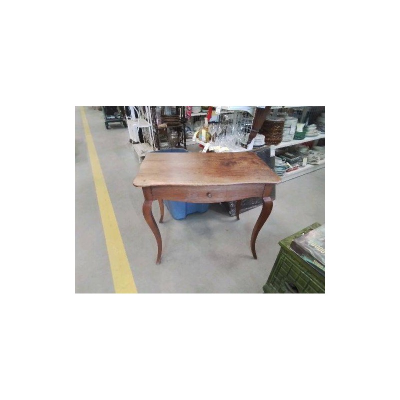 TABLE BUREAU BOIS PIEDS GALBES