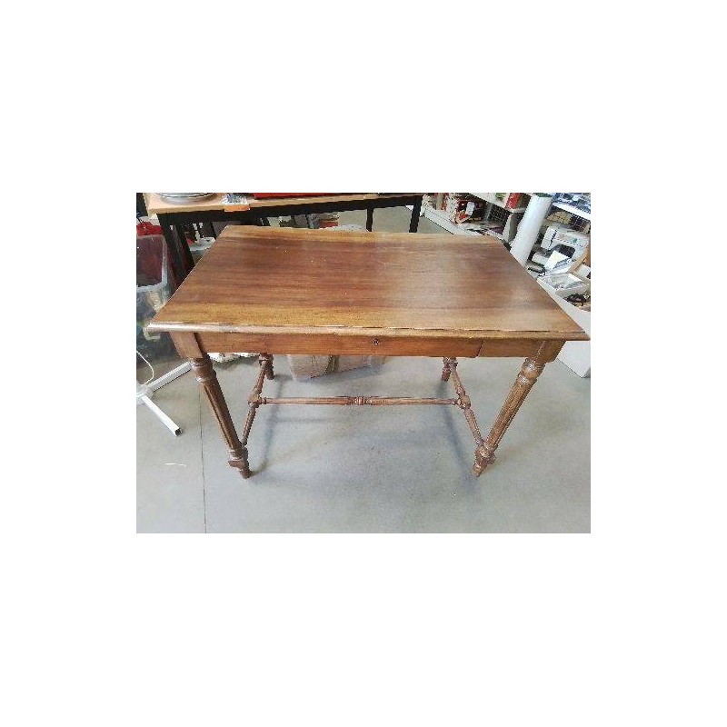 TABLE BUREAU TIROIR CLE A2 PLATEAU  EN L ETAT