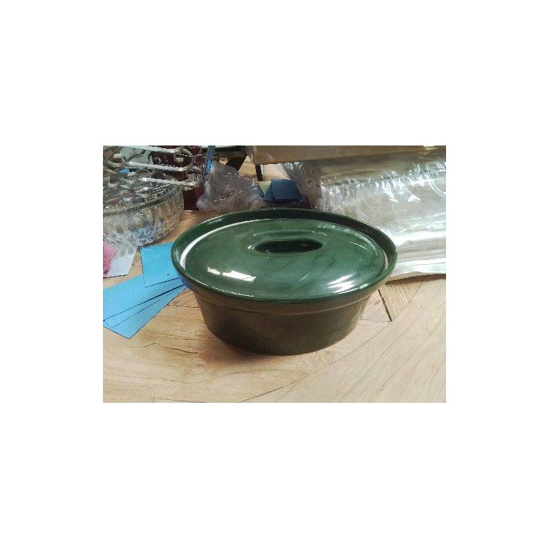 TERRINE VERTE PORCELAINE APILCO MM