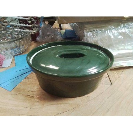TERRINE VERTE PORCELAINE APILCO MM
