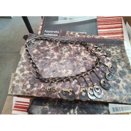 COLLIER METAL BRUTALIST ST AFGHAN