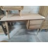 DN101-BUREAU TECK 2 TIROIRS 120/60/HT 75 CM