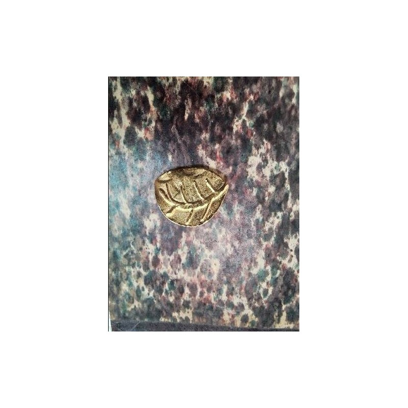 BROCHE VINTAGE FEUILLE DOREE LE CLUB