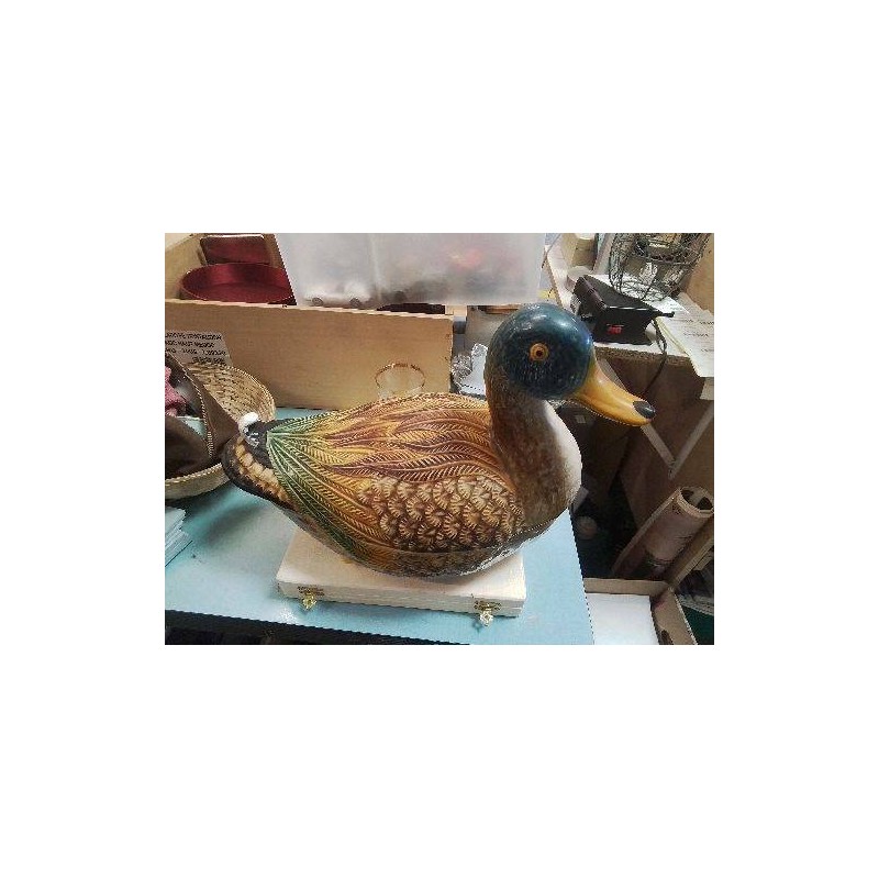 TERRINE CANARD GM FAIENCE