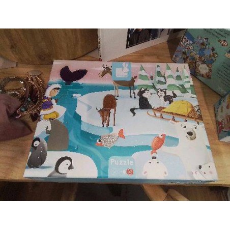 PUZZLE A TOUCHER JANOD BANQUISE COMPLET 20 PIECES