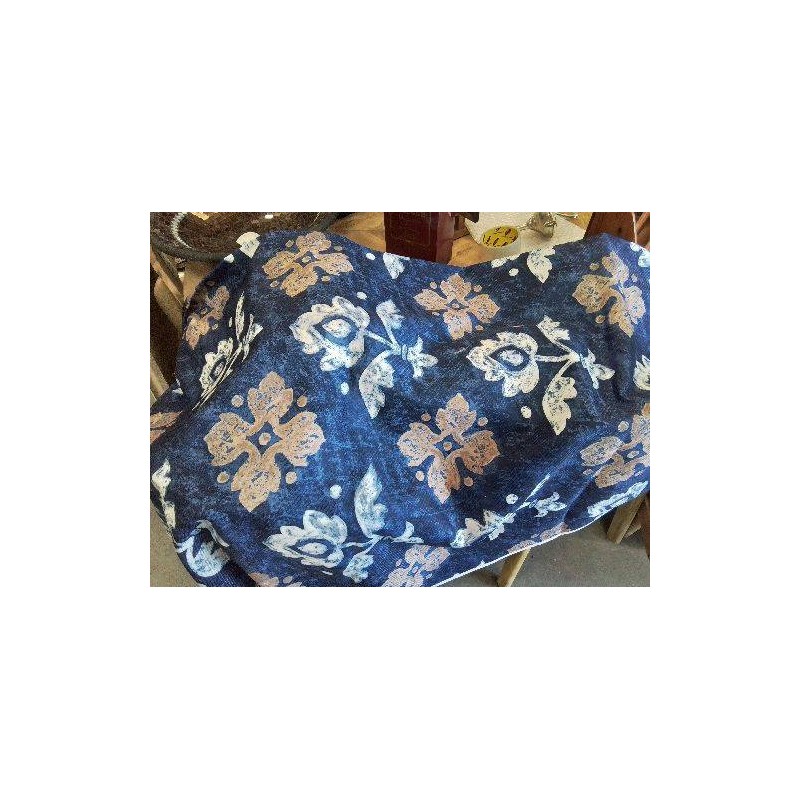 NAPPE RONDE BLEU DIAM 120 CM