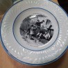 LOT 6 ASSIETTES CREIL MONTEREAU 1834 EN LETAT