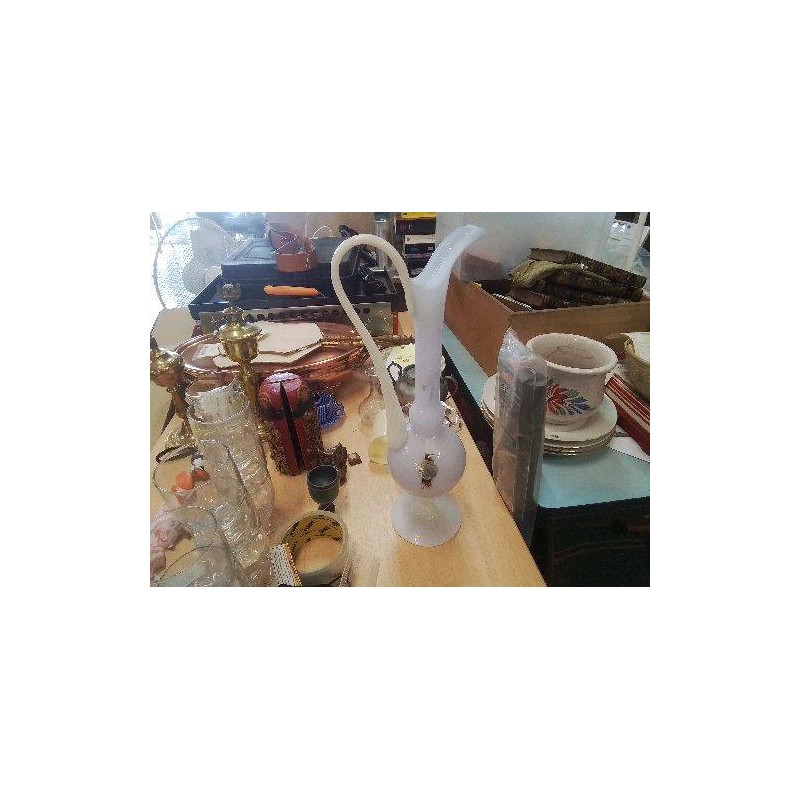 VASE OPALINE BLANC