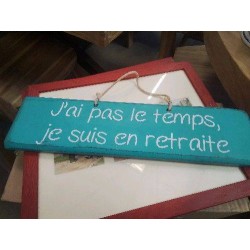 PANNEAU RETRAITE BOIS TURQUOISE