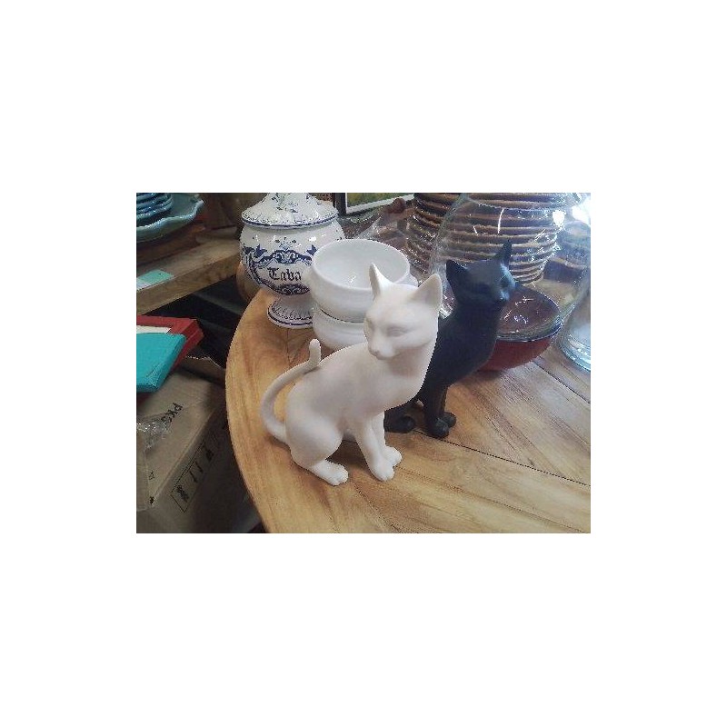 COUPLE DE CHATS SIAMOIS PORCELAINE COUNTERPOINT BLACKMINT