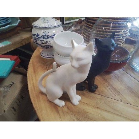 COUPLE DE CHATS SIAMOIS PORCELAINE COUNTERPOINT BLACKMINT