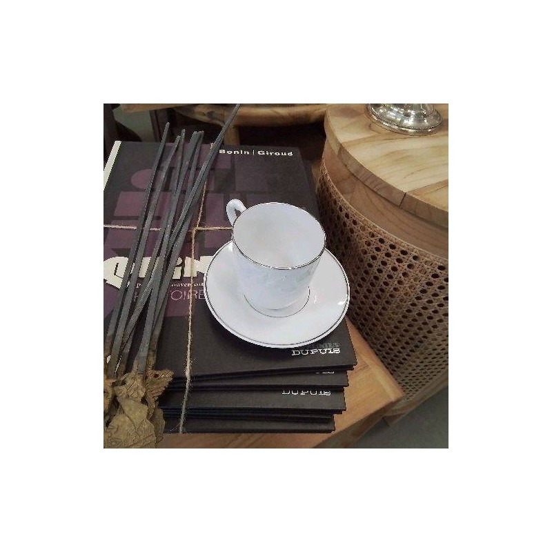 TASSE ROYAL LIMOGES LISERET ARGENT