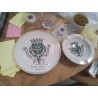 LOT ASSIETTE JUMELAGE ARCACHON RIVEIRO ET CENDRIER F
