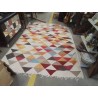TAPIS KILIM MOTIFS LOSANGES COULEURS 210X285