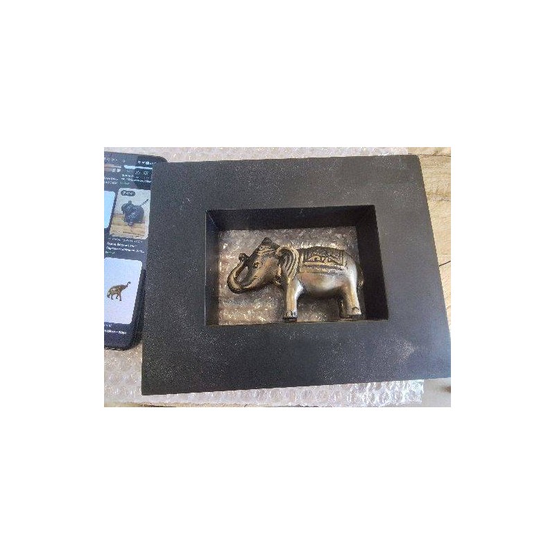 CADRE FIGURINE ELEPHANT METAL