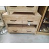 24/BAT02-MEUBLE DE SDB TECK TIROIRS NICHE 110*45*HT80 CM