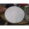  PLAT LIMOGES HAVILAND BLC ROND BORD DORÉ TGM