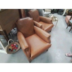 FAUTEUIL  AN 50 SKAI MARRON