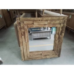 MIROIR TECK 80/80 CM