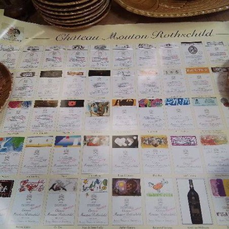 POSTER ÉTIQUETTES ROTSCHILD