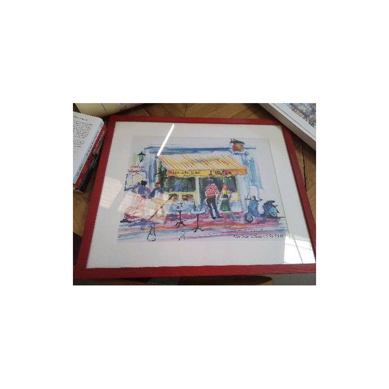 TABLEAU REPRODUCTION LALANDE PIZZA L ITALIEN
