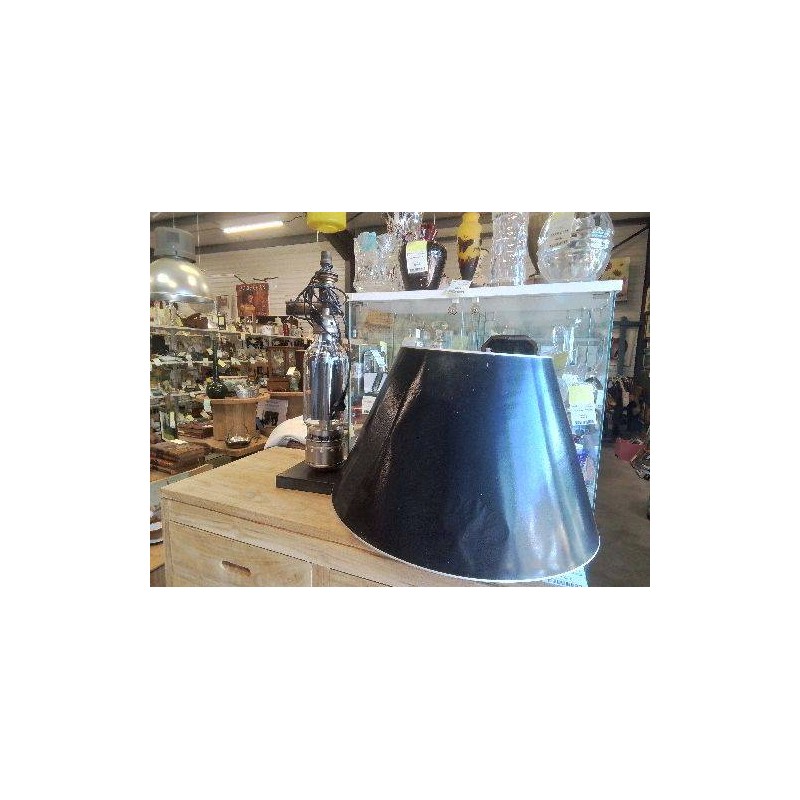 LAMPE VINTAGE GM AVEC ABAT JOUR NOIR