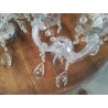 PAIRE APPLIQUES DOUBLE CRISTAL 