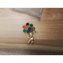 BROCHE CLOWN BALLONS