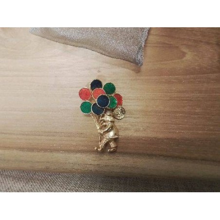 BROCHE CLOWN BALLONS