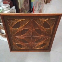 CADRE VINTAGE AN 70 FILS TENDUS