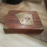  BOITE POUR JEUX DE CARTES THUYA