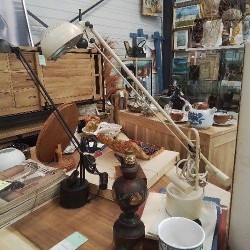 LAMPE DE BUREAU ARTICULEE METAL CREME
