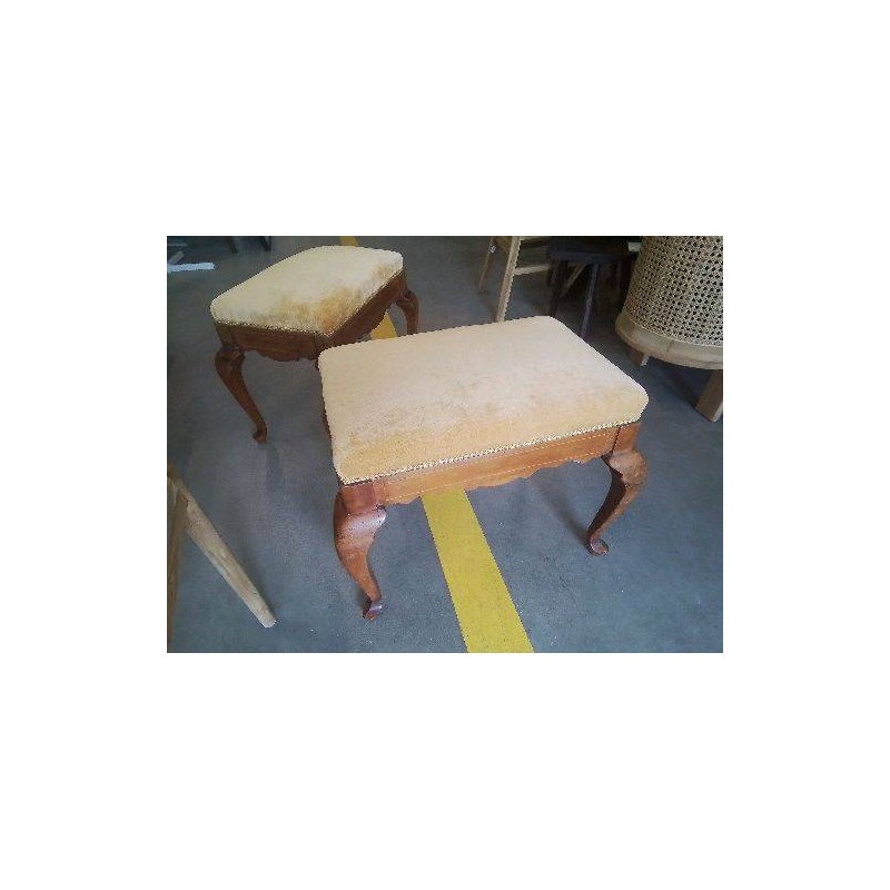 POUF VELOURS OR RECTANGULAIRE ANC