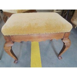 POUF VELOURS OR RECTANGULAIRE ANC