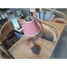 LAMPE PIED BRONZE FLORAL 