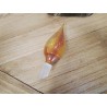 FLACON PARFUM PATE DE VERRE  IRISÉ BOUCH BOUCHON EN L’ETAT