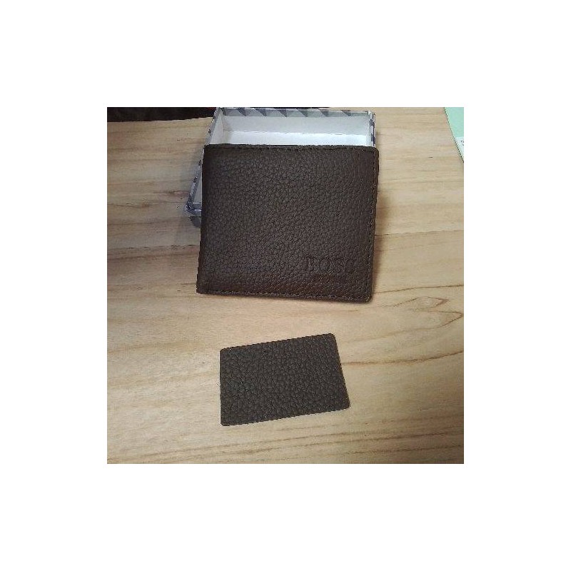 PORTE MONNAIE CUIR HUGO BOSS JAMAIS UTILISÉ 