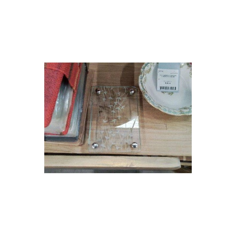 DESSOUS DE PLAT VERRE FEUILLES
