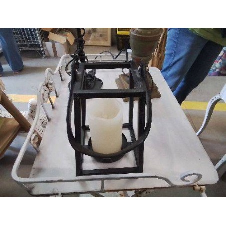 PHOTOPHORE METAL BOUGIE ARTIFICIELLE 