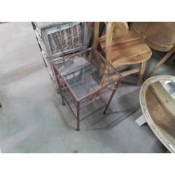 GUÉRIDON FF VERRE