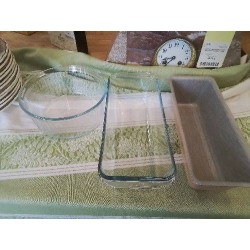 PLAT A CAKE PYREX OU METAL OU ROND