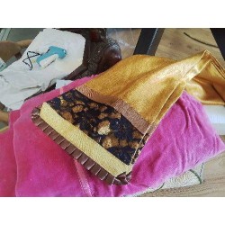ETOLE FOULARD VIVA PAQUITA HAUNE DENTELLE NOIRE