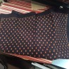CARRE COTON MADE IN FRANCE NOIR JAUNE ROUGE