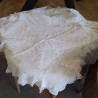 NAPPE OCTOGONALE CROCHET BLC FAIT MAIN 83X80 ENV