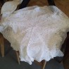 NAPPE A THÉ OCTOGONALE CROCHET BLC FAIT MAIN