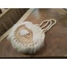 SAC TRESSÉ FILS BLANC